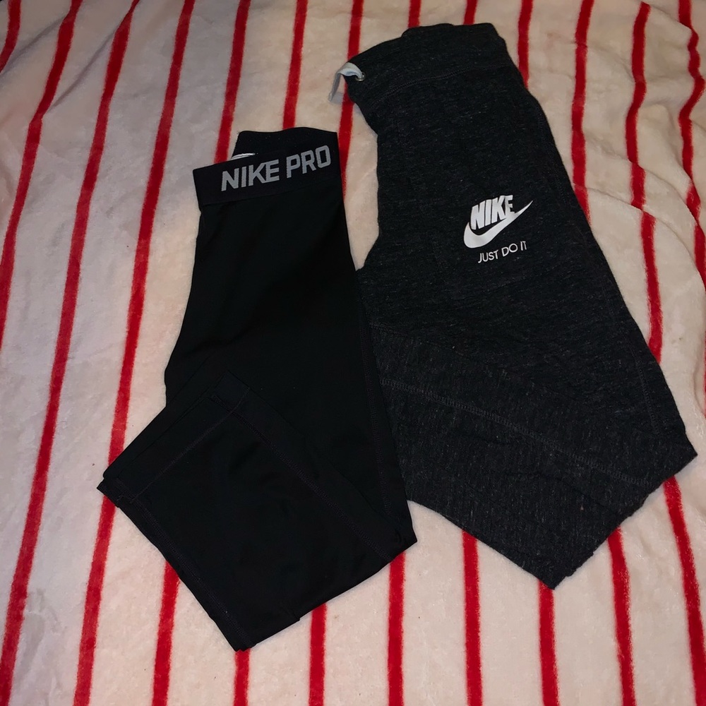 NIKE capri legging and NIKE jogger